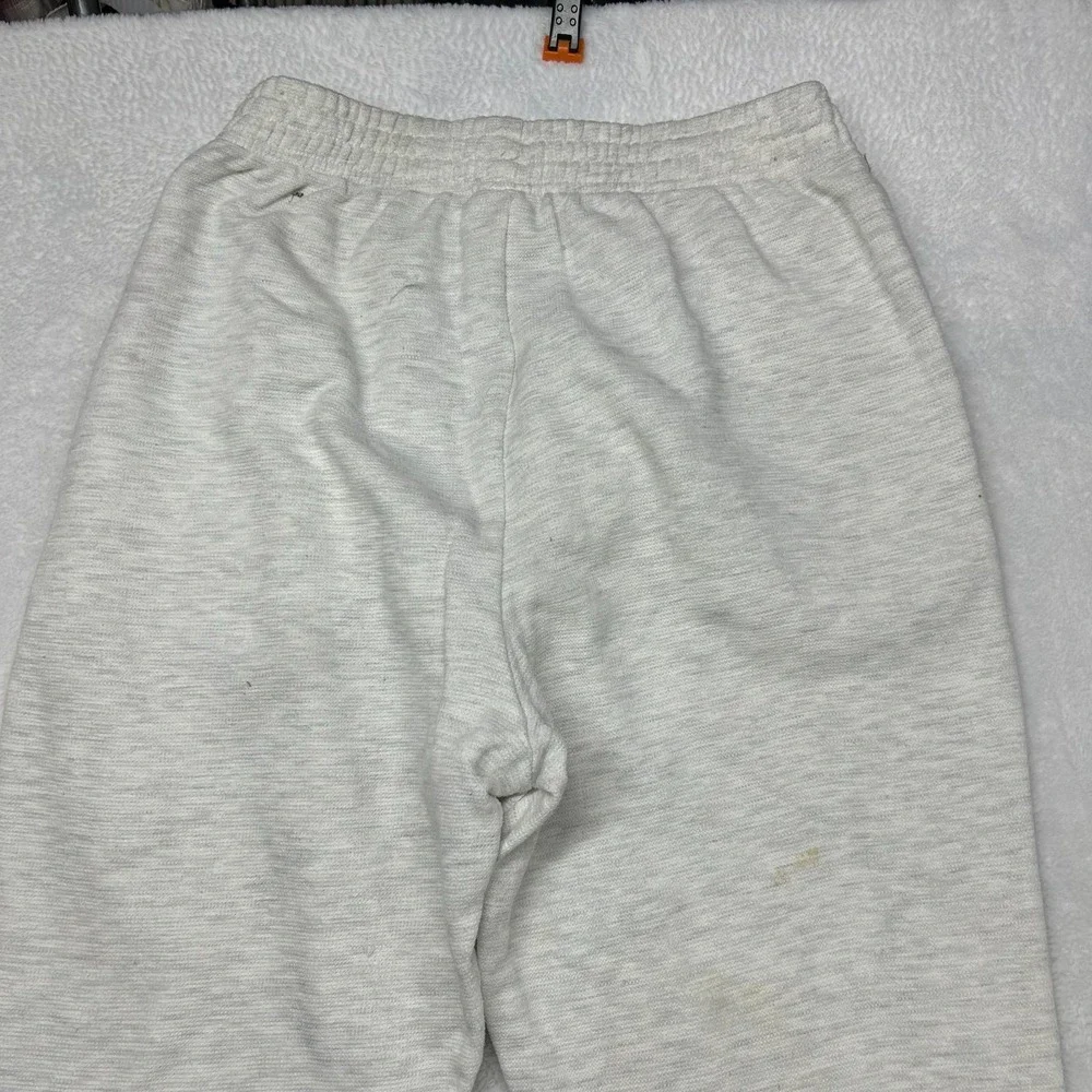 Adidas‎ Heather Grey Sweatpants Men's Heather Grey Elastic Waist Jogger Y2K - XL